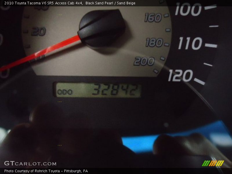 Black Sand Pearl / Sand Beige 2010 Toyota Tacoma V6 SR5 Access Cab 4x4