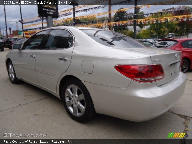 Classic Silver Metallic / Black 2005 Lexus ES 330