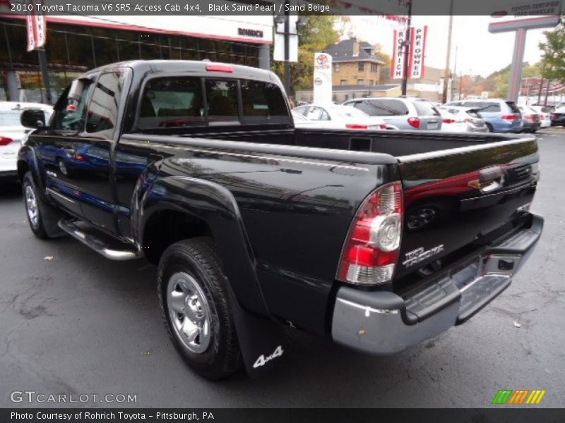 Black Sand Pearl / Sand Beige 2010 Toyota Tacoma V6 SR5 Access Cab 4x4