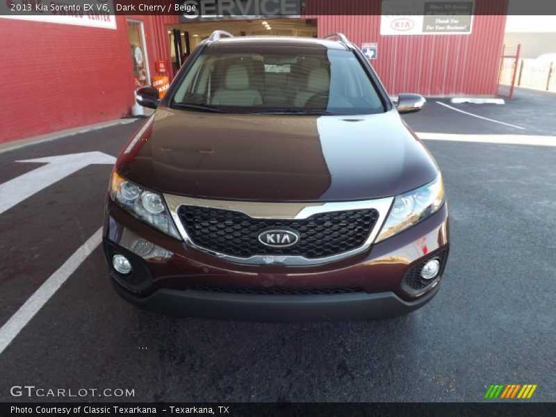 Dark Cherry / Beige 2013 Kia Sorento EX V6
