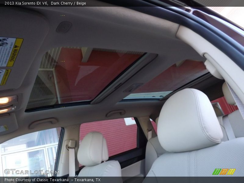 Dark Cherry / Beige 2013 Kia Sorento EX V6