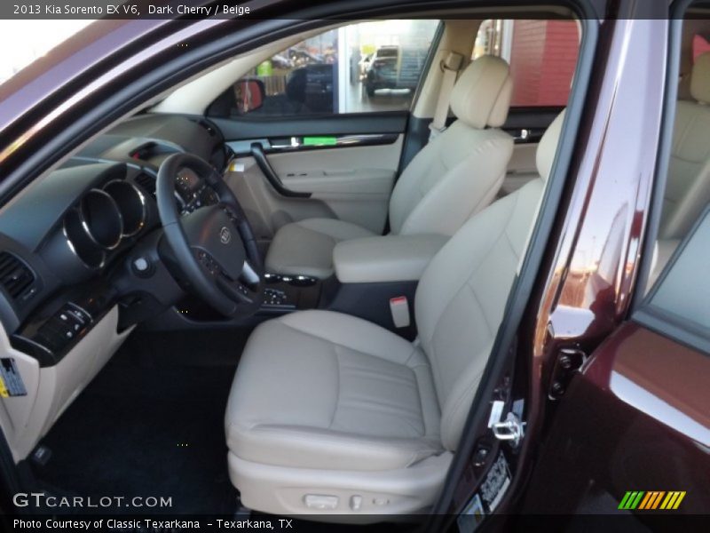 Dark Cherry / Beige 2013 Kia Sorento EX V6