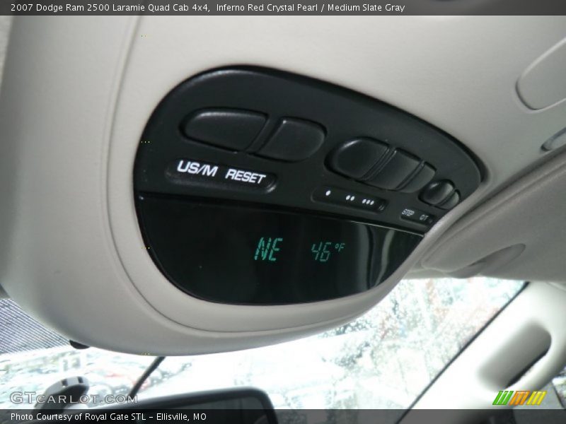 Inferno Red Crystal Pearl / Medium Slate Gray 2007 Dodge Ram 2500 Laramie Quad Cab 4x4