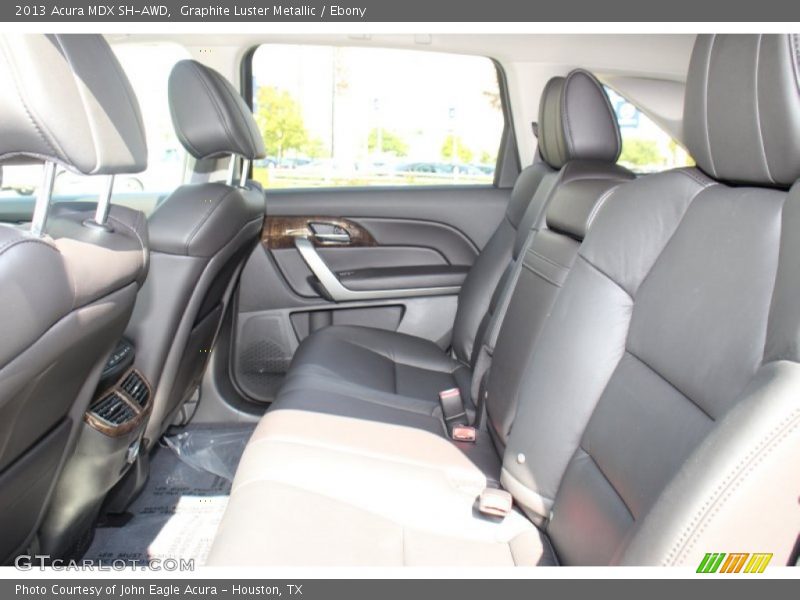 Rear Seat of 2013 MDX SH-AWD