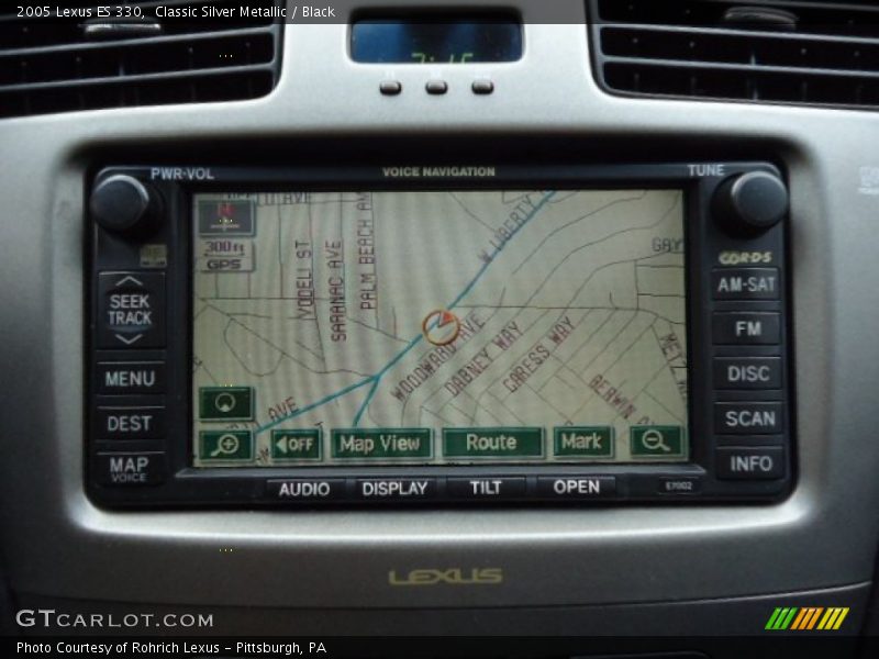 Classic Silver Metallic / Black 2005 Lexus ES 330