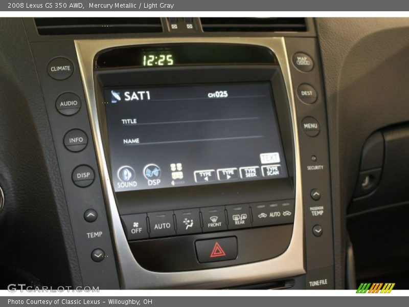 Mercury Metallic / Light Gray 2008 Lexus GS 350 AWD