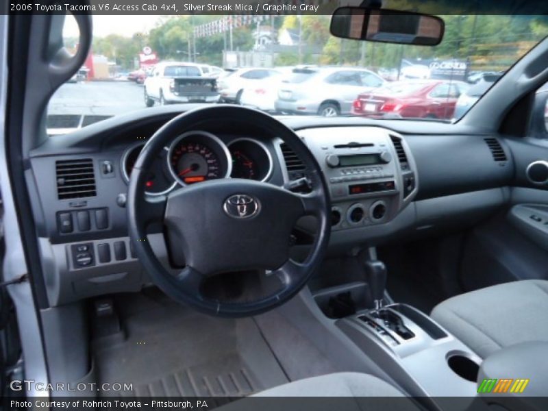 Silver Streak Mica / Graphite Gray 2006 Toyota Tacoma V6 Access Cab 4x4