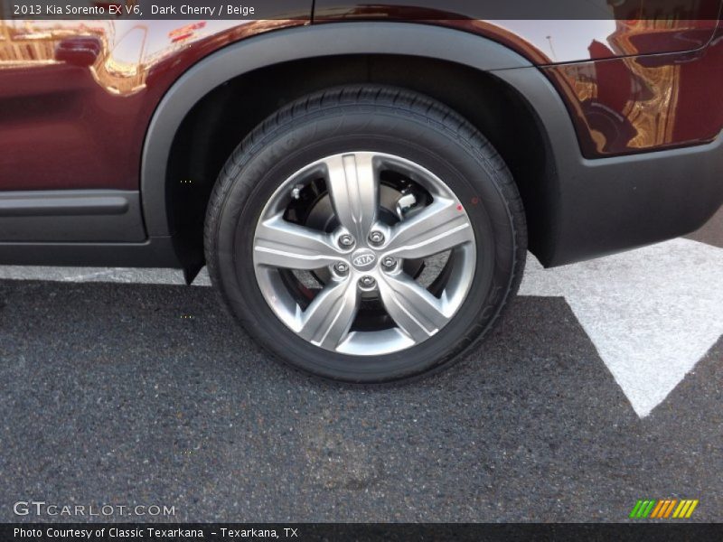 Dark Cherry / Beige 2013 Kia Sorento EX V6