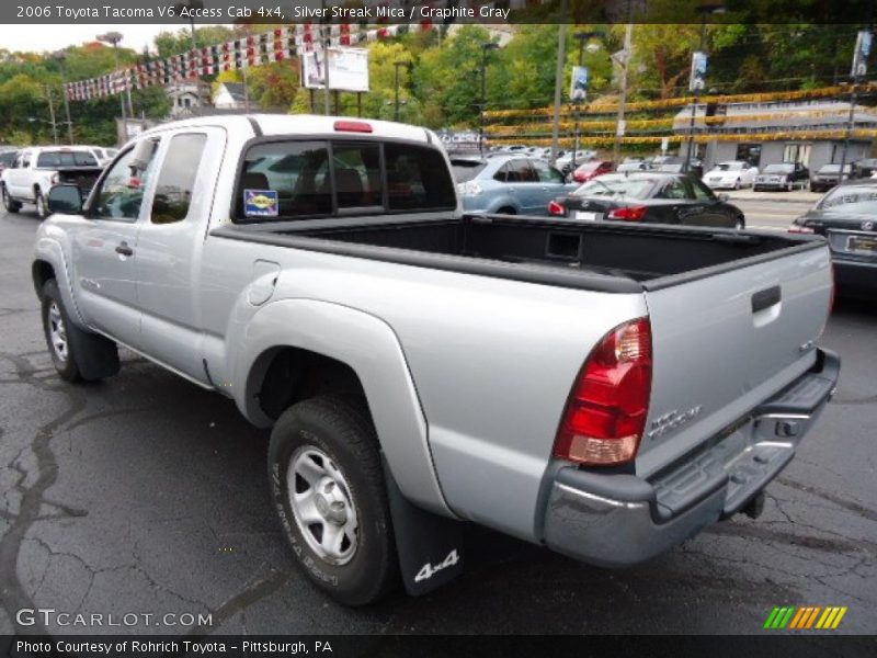 Silver Streak Mica / Graphite Gray 2006 Toyota Tacoma V6 Access Cab 4x4