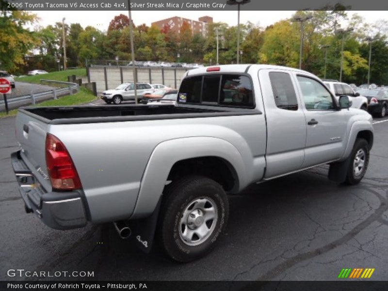 Silver Streak Mica / Graphite Gray 2006 Toyota Tacoma V6 Access Cab 4x4