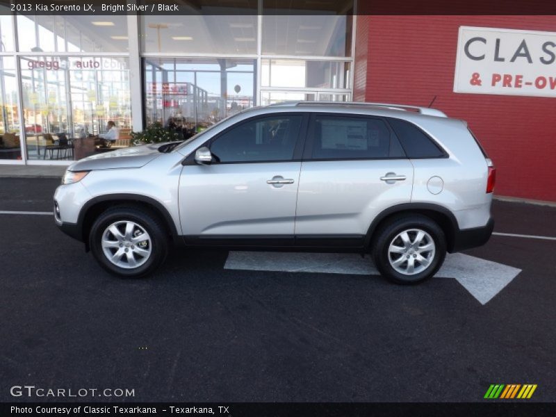 Bright Silver / Black 2013 Kia Sorento LX
