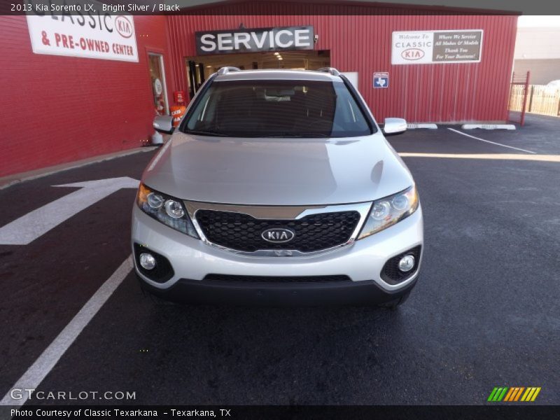 Bright Silver / Black 2013 Kia Sorento LX