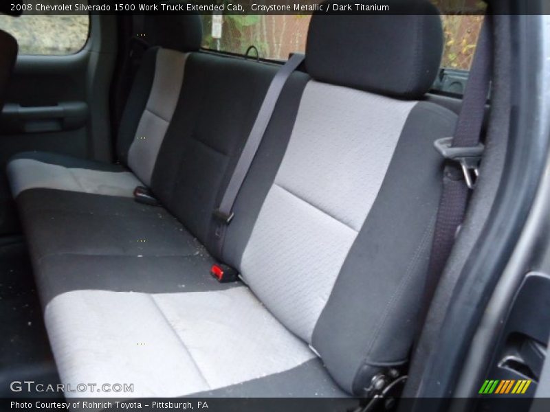 Graystone Metallic / Dark Titanium 2008 Chevrolet Silverado 1500 Work Truck Extended Cab