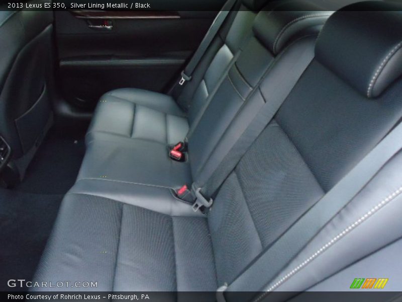 Silver Lining Metallic / Black 2013 Lexus ES 350