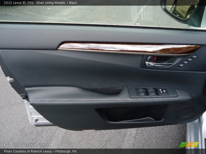 Silver Lining Metallic / Black 2013 Lexus ES 350