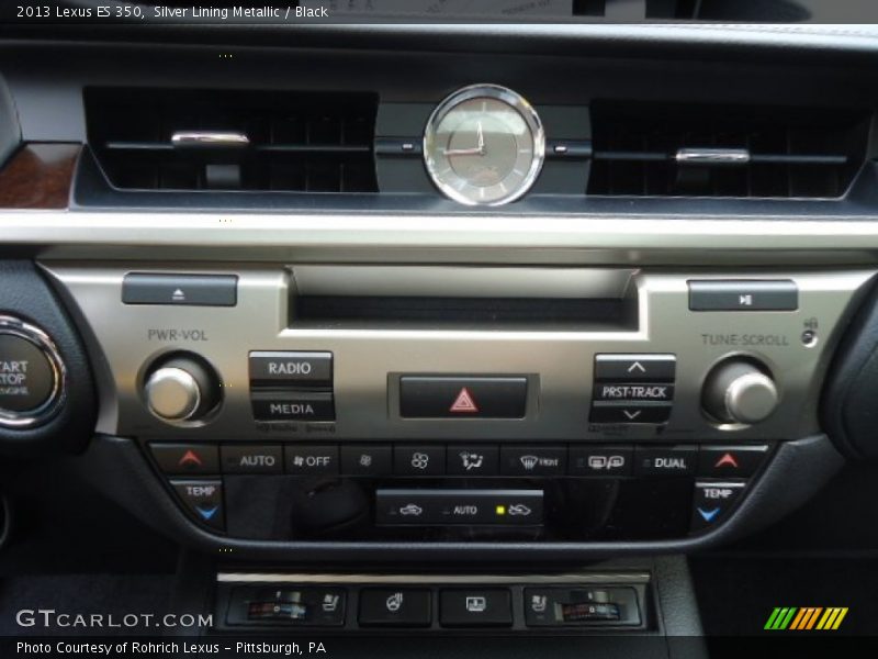Silver Lining Metallic / Black 2013 Lexus ES 350