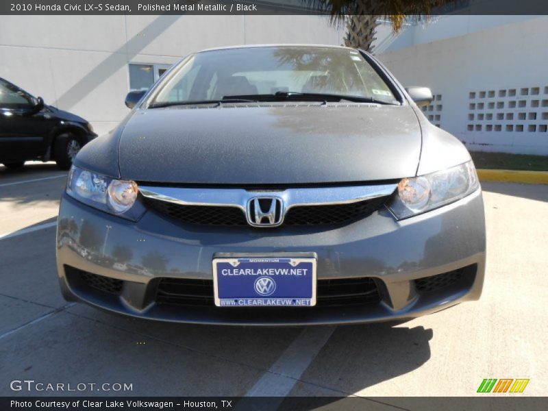 Polished Metal Metallic / Black 2010 Honda Civic LX-S Sedan