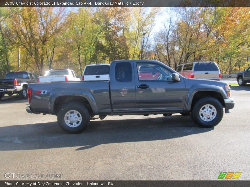Dark Gray Metallic / Ebony 2008 Chevrolet Colorado LT Extended Cab 4x4