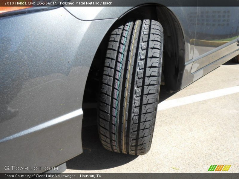 Polished Metal Metallic / Black 2010 Honda Civic LX-S Sedan