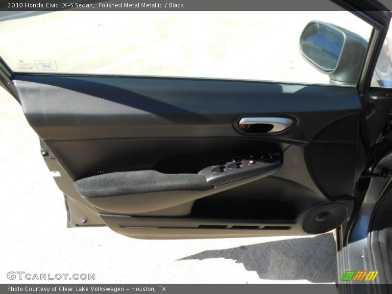 Polished Metal Metallic / Black 2010 Honda Civic LX-S Sedan