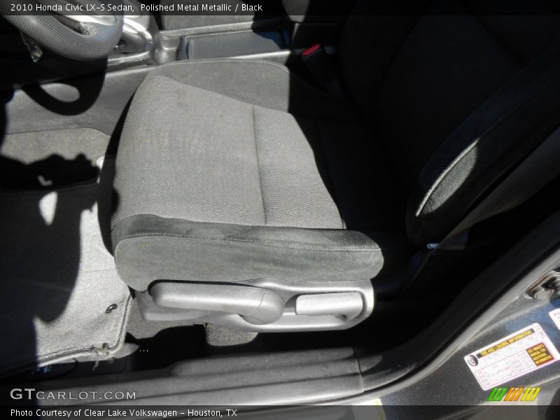 Polished Metal Metallic / Black 2010 Honda Civic LX-S Sedan