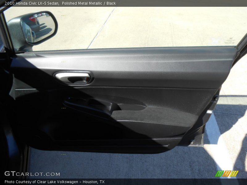 Polished Metal Metallic / Black 2010 Honda Civic LX-S Sedan
