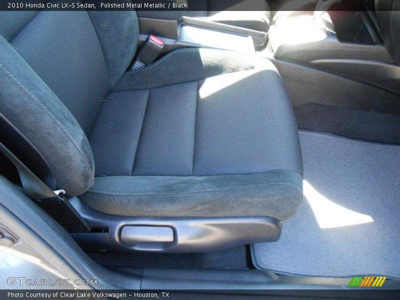 Polished Metal Metallic / Black 2010 Honda Civic LX-S Sedan