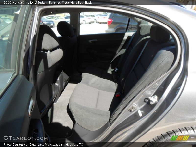 Polished Metal Metallic / Black 2010 Honda Civic LX-S Sedan