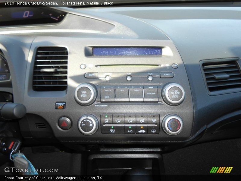 Polished Metal Metallic / Black 2010 Honda Civic LX-S Sedan
