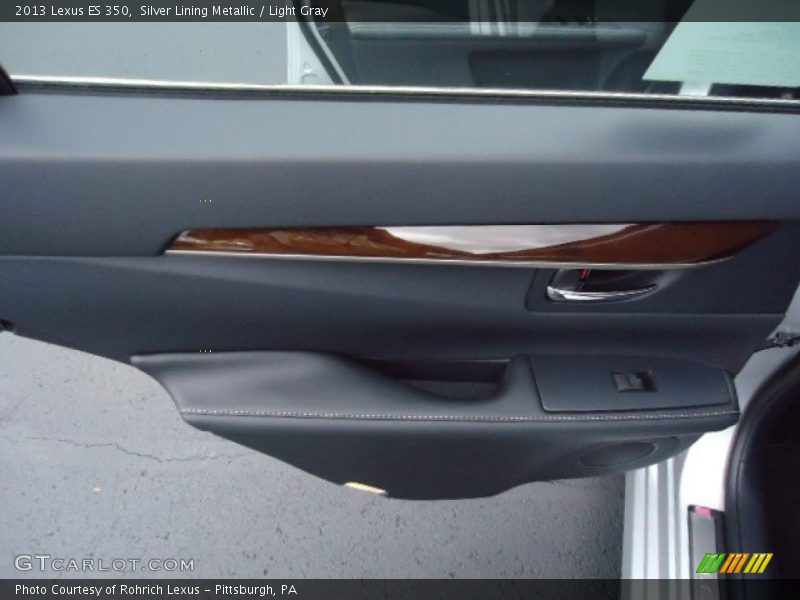 Silver Lining Metallic / Light Gray 2013 Lexus ES 350