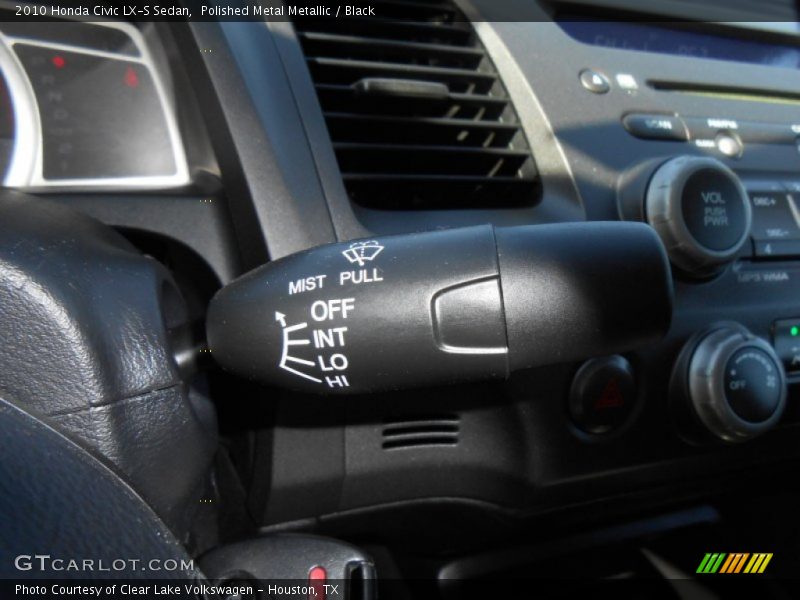 Polished Metal Metallic / Black 2010 Honda Civic LX-S Sedan