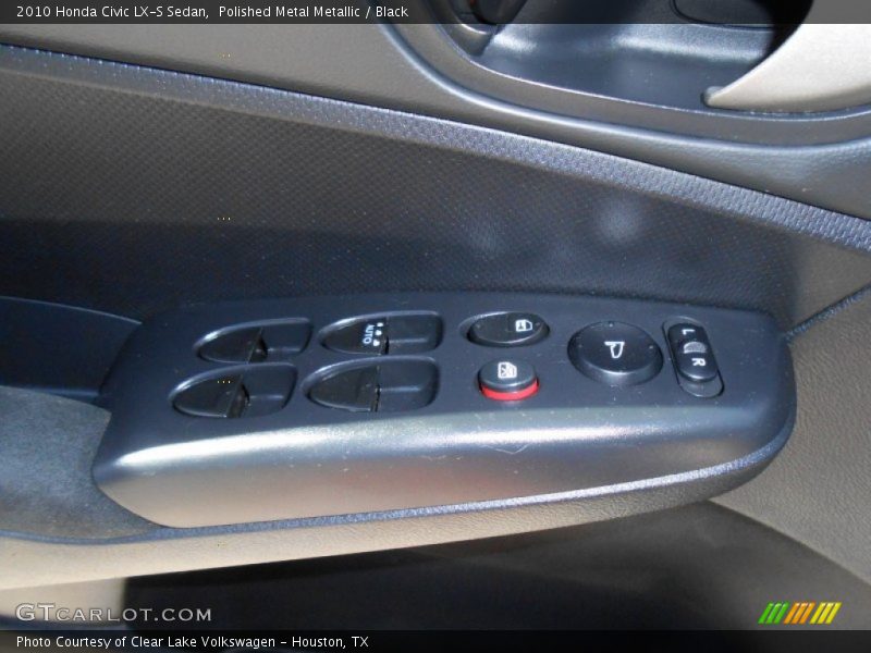 Polished Metal Metallic / Black 2010 Honda Civic LX-S Sedan