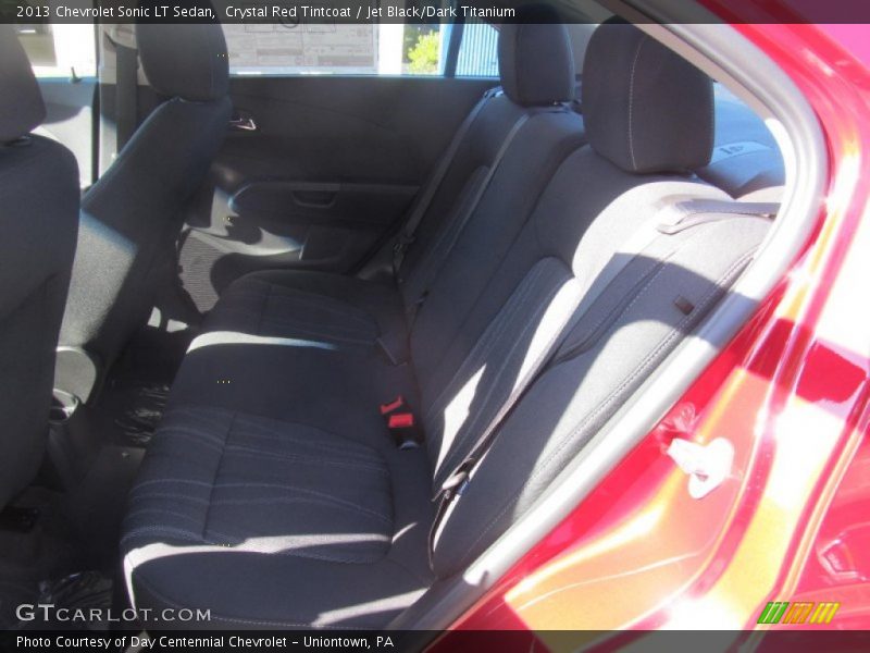 Crystal Red Tintcoat / Jet Black/Dark Titanium 2013 Chevrolet Sonic LT Sedan