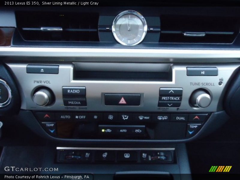 Silver Lining Metallic / Light Gray 2013 Lexus ES 350