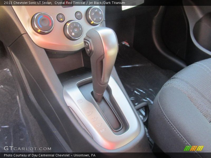 Crystal Red Tintcoat / Jet Black/Dark Titanium 2013 Chevrolet Sonic LT Sedan