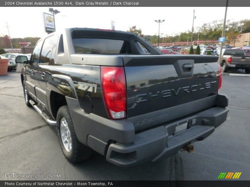 Dark Gray Metallic / Dark Charcoal 2004 Chevrolet Avalanche 1500 4x4