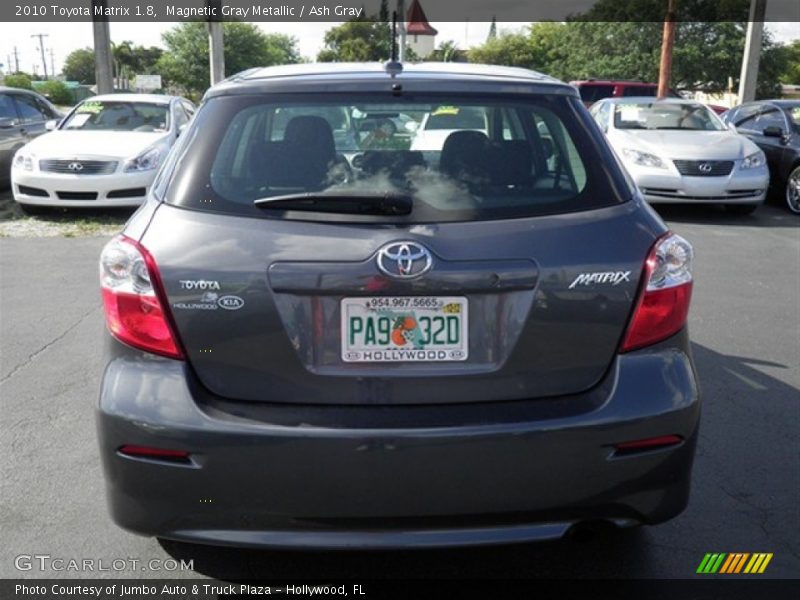 Magnetic Gray Metallic / Ash Gray 2010 Toyota Matrix 1.8