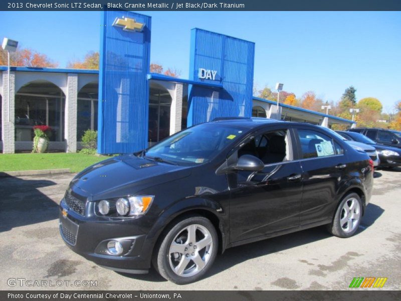 Black Granite Metallic / Jet Black/Dark Titanium 2013 Chevrolet Sonic LTZ Sedan