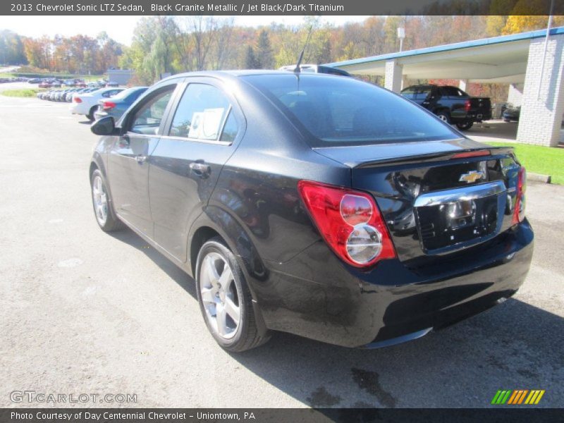 Black Granite Metallic / Jet Black/Dark Titanium 2013 Chevrolet Sonic LTZ Sedan