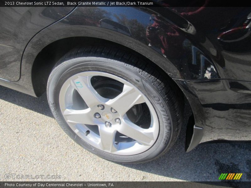Black Granite Metallic / Jet Black/Dark Titanium 2013 Chevrolet Sonic LTZ Sedan
