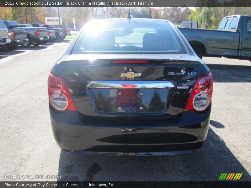 Black Granite Metallic / Jet Black/Dark Titanium 2013 Chevrolet Sonic LTZ Sedan