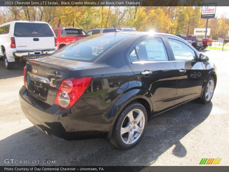 Black Granite Metallic / Jet Black/Dark Titanium 2013 Chevrolet Sonic LTZ Sedan