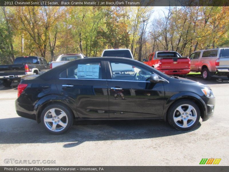 Black Granite Metallic / Jet Black/Dark Titanium 2013 Chevrolet Sonic LTZ Sedan