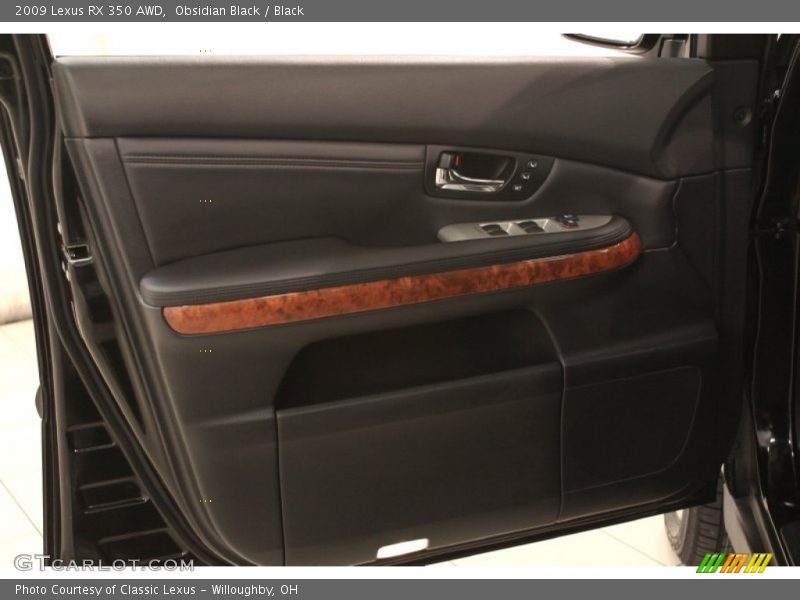 Obsidian Black / Black 2009 Lexus RX 350 AWD
