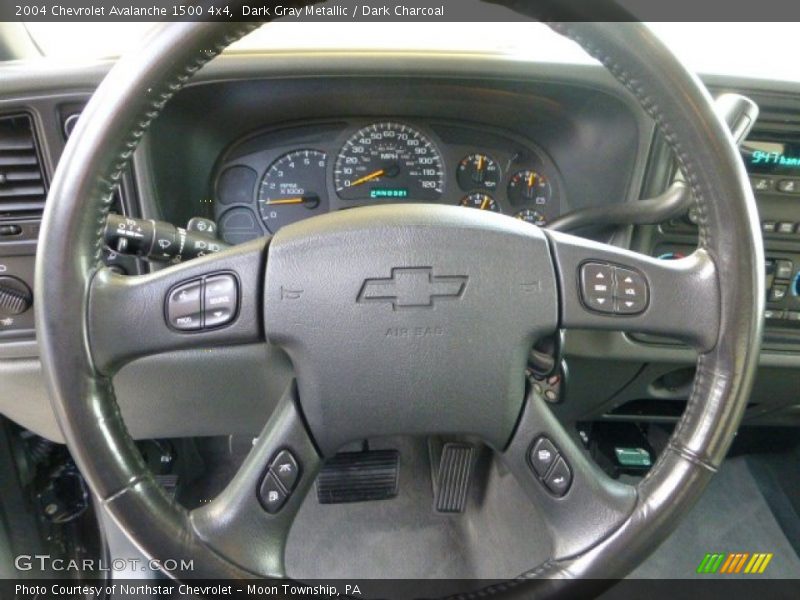 Dark Gray Metallic / Dark Charcoal 2004 Chevrolet Avalanche 1500 4x4