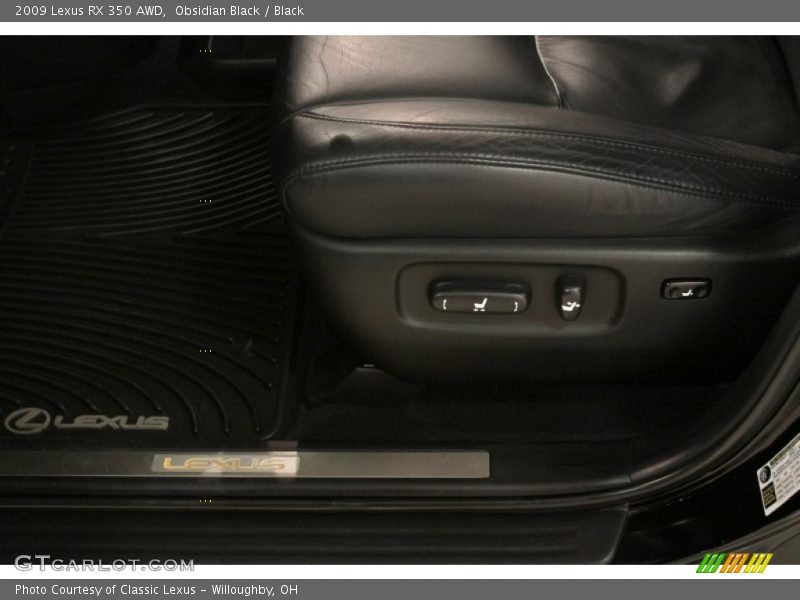 Obsidian Black / Black 2009 Lexus RX 350 AWD