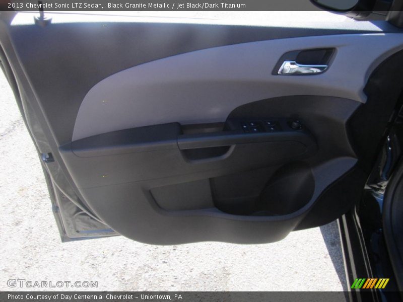 Black Granite Metallic / Jet Black/Dark Titanium 2013 Chevrolet Sonic LTZ Sedan