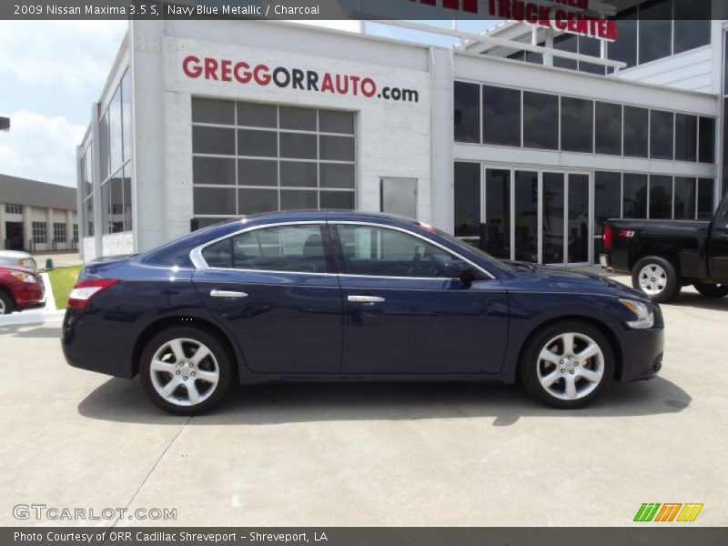 Navy Blue Metallic / Charcoal 2009 Nissan Maxima 3.5 S