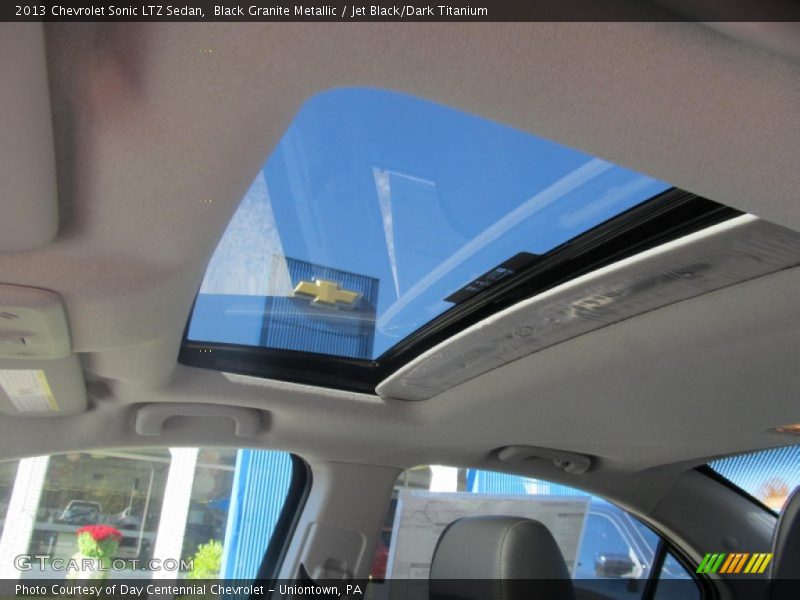 Black Granite Metallic / Jet Black/Dark Titanium 2013 Chevrolet Sonic LTZ Sedan