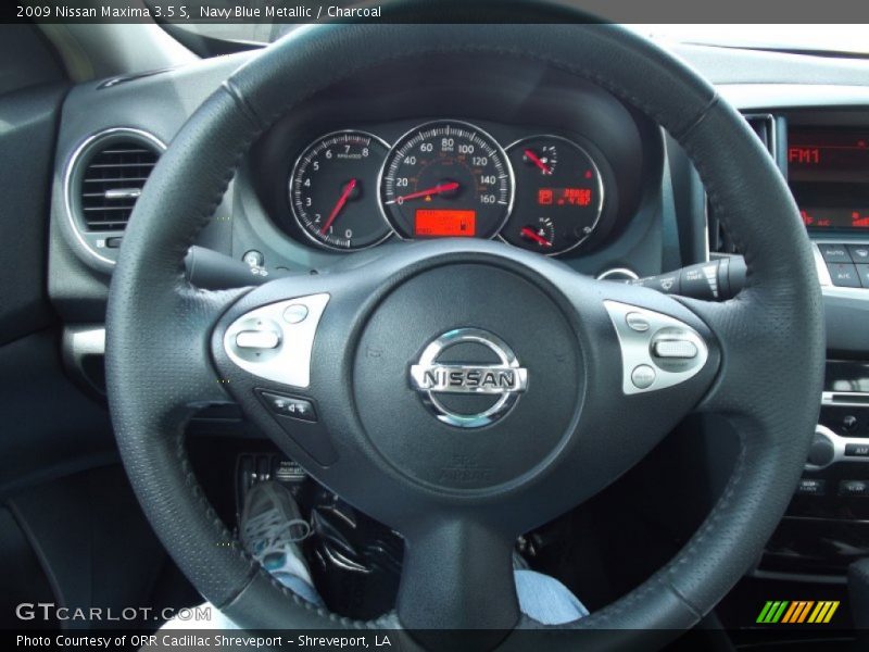 Navy Blue Metallic / Charcoal 2009 Nissan Maxima 3.5 S
